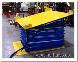 herkules air scissor lift table lift & tilt & rotate v0726_02
