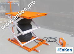 als03_enkon_usa_made_a_series_air_scissor_lift_table_with_portable_dolly_handle