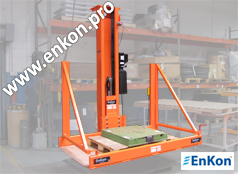 v0947_01_enkon_hydraulic_vertical_post_lift_with_safety_gate