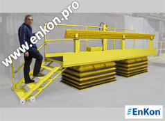 v1237-03-enkon-crush-hazard-guard-for-lift-table-custom-engineered-manual-adjusted-height-work-platform