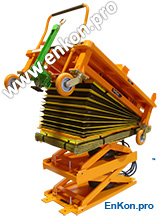 v1404-01-enkon-heavy-duty-lift-table-bellows-high-travel-double-scissor-lift-tilt-cart-parts-material-handling