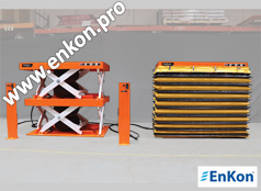 v1530-09-enkon-vinyl-safety-skirt-portable-pneumatic-powered-high-travel-double-air-bag-scissor-lift