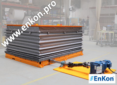 v1640-01-enkon-accordion-bellows-fully-electric-belt-drive-scissor-lift-table-high-duty-cycles